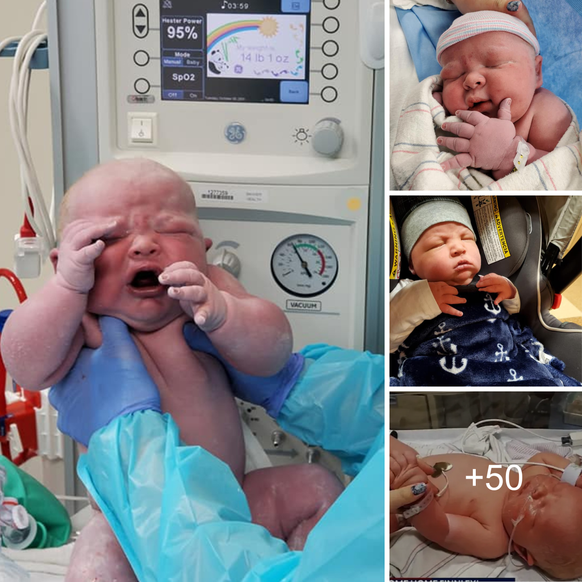 аmаzіпɡ Arrival Baby Boy Weighing 6.30 Kilograms Still Fits into