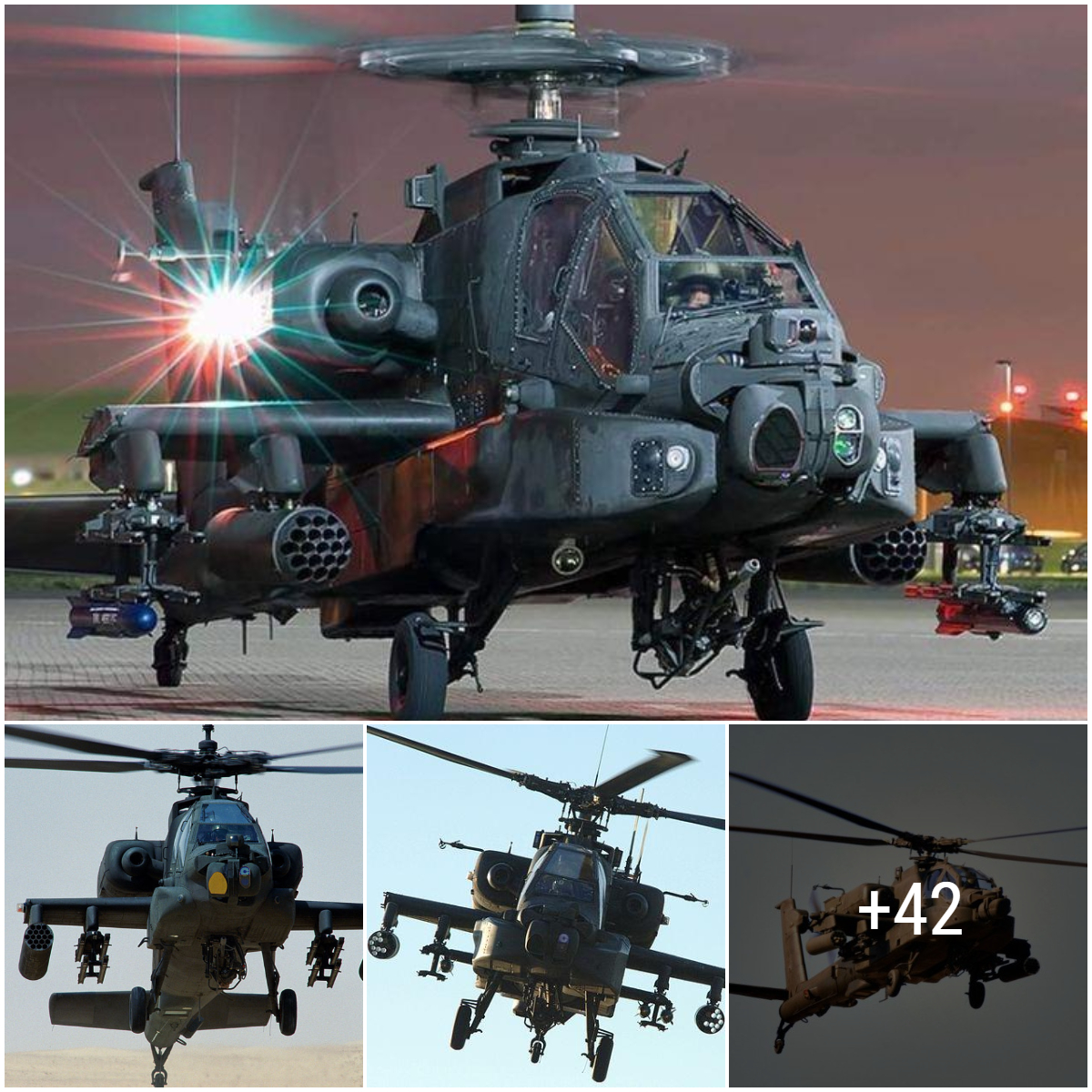 Experience the POWER of the AH-64 Apache helicopter: 